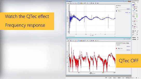 Best signal-to-noise ratio (SNR) with QTec