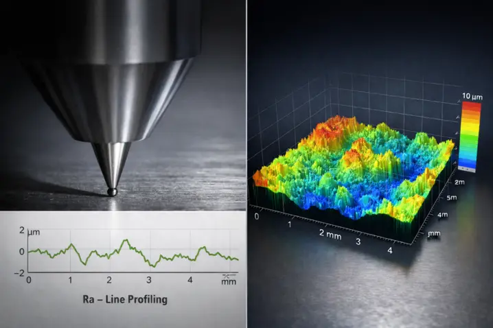 Stylus and optical surface roughness measurement