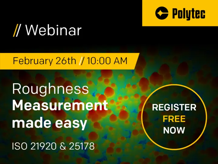 Webinar: Roughness Measurement made easy