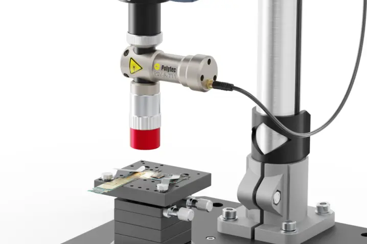 MEMS cantilever measurement with microscope extension