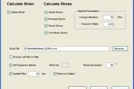 StrainProcessor kompatibel mit einem VibroScan QTec Vibrometer