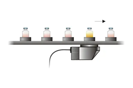 Contact sensor head, fluids