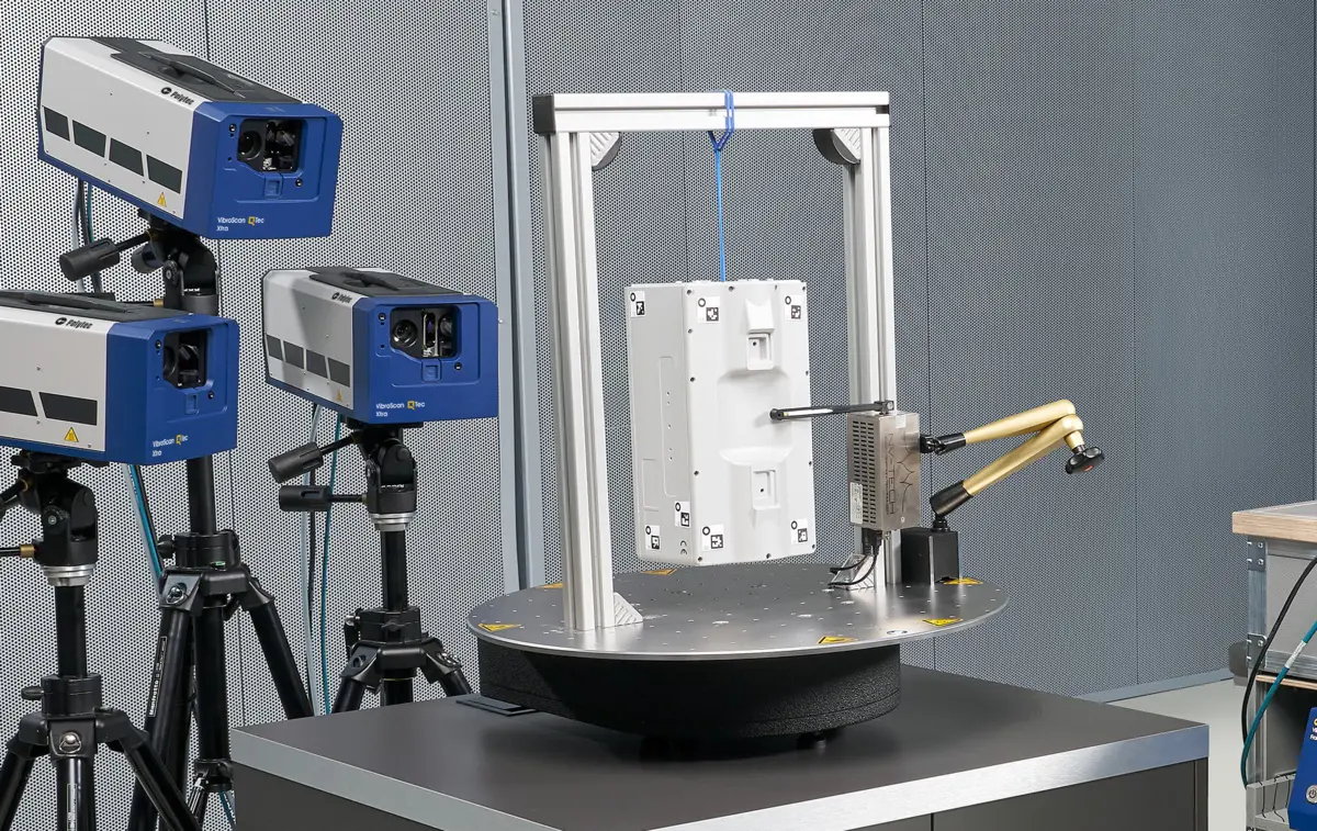 RotoVib - Teststation für die automatisierte experimentelle Modalanalyse