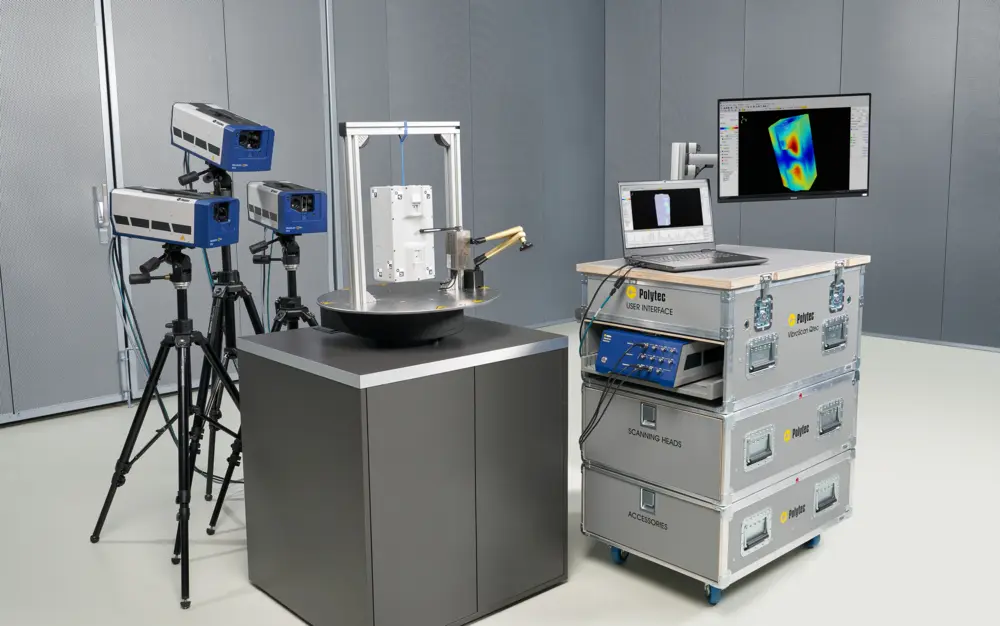 RotoVib - Teststation für die automatisierte experimentelle Modalanalyse