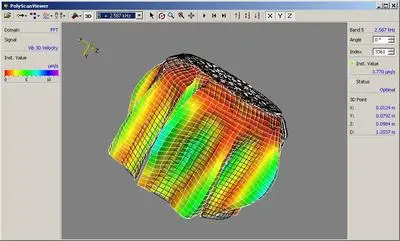 Software ScanViewer zum Anzeigen und Präsentieren von Scanning-Vibrometer-Messdaten