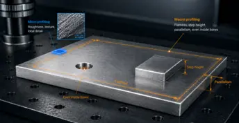 Macro vs micro surface profiler measurement