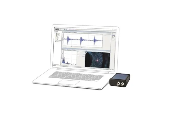 Acquisition de données analogique 2 canaux VibSoft-20 avec boîte de jonction USB jusqu'à 20 kHz