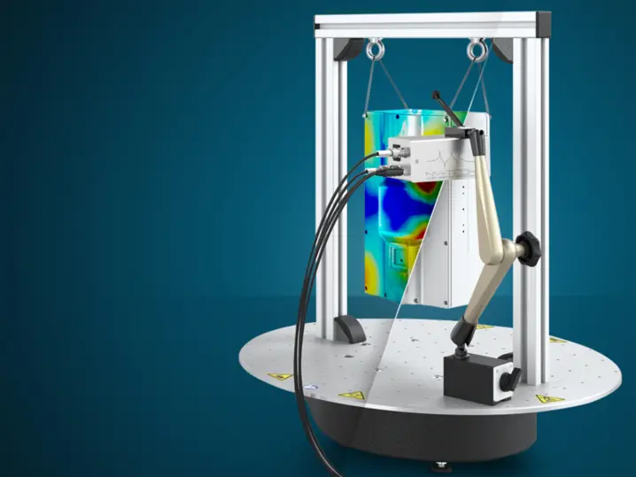 Schnelle und effiziente 360° Modaltests mit RoboVib® Bench 