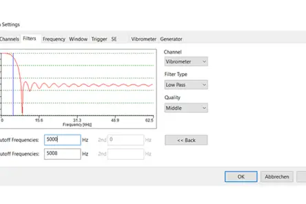 Choice of 10 specific waveforms for sample excitation, MIMO measurements with multiple shakers and additional sensors