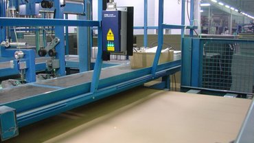 Precise speed and length measurement on drywall boards