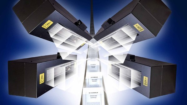 UV flash sterilization