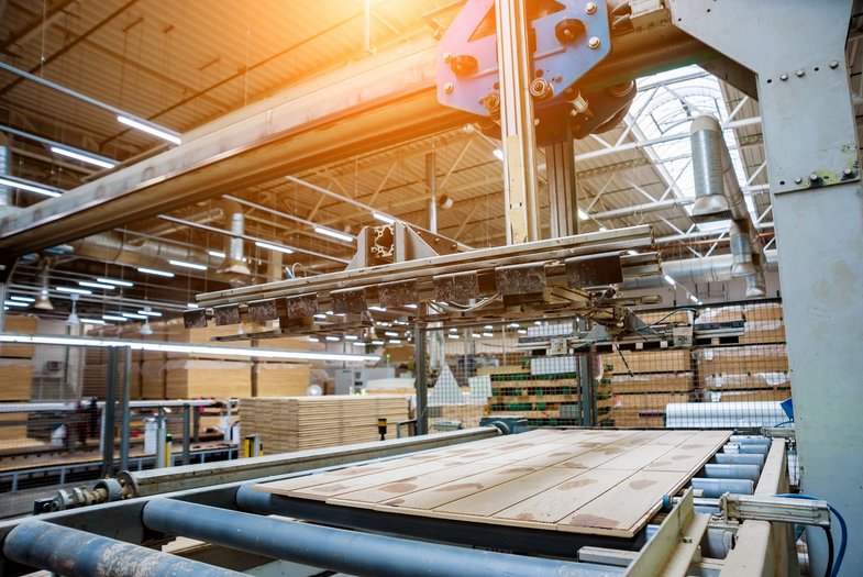 Length and speed sensors for wood, timber and construction materials