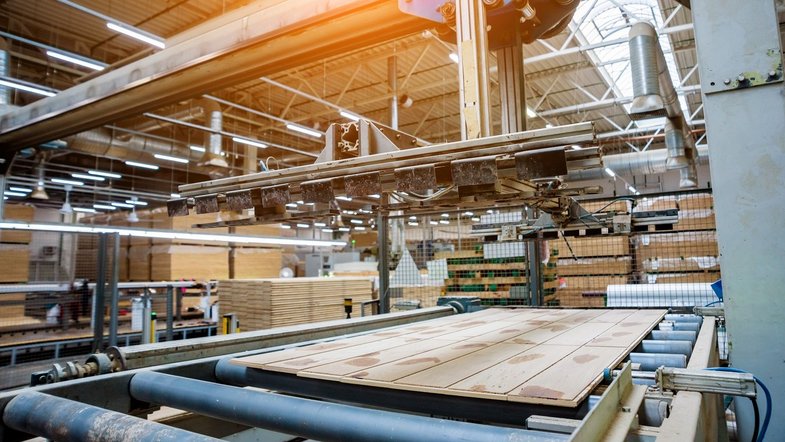 Length and speed sensors for wood, timber and construction materials