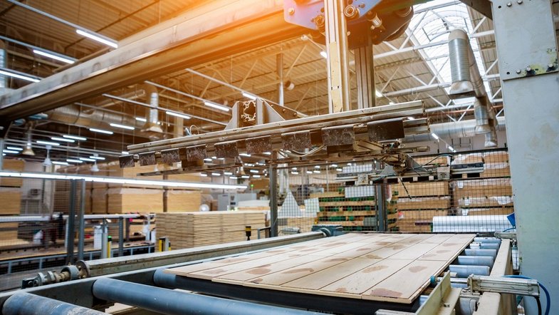 Length and speed sensors for wood, timber and construction materials