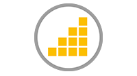 Icon steps and height in surface topography Icon steps and height in surface topography