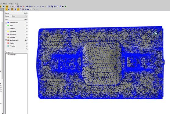 PSV Software allowing CAE data import for creating measurement grids PSV Software allowing CAE data import for creating measurement grids