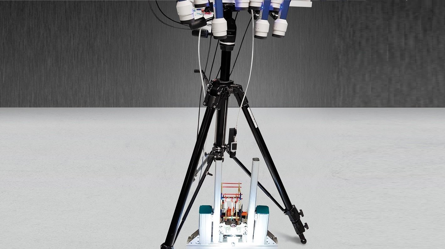 Drop testing setup of precision mechanics Drop testing setup of precision mechanics