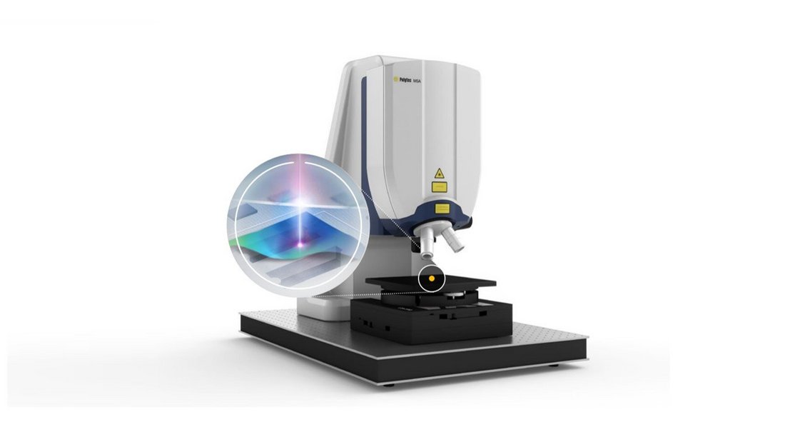 MSA-650 IRIS Micro System Analyzer measuring microstructure dynamics on silicon capped MEMS MSA-650 IRIS Micro System Analyzer measuring microstructure dynamics on silicon capped MEMS