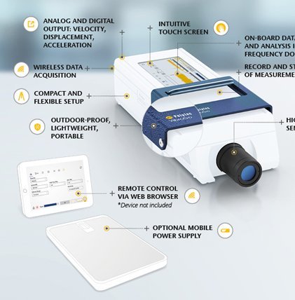 VibroGo with on-board recording and monitoring of measurement data VibroGo with on-board recording and monitoring of measurement data