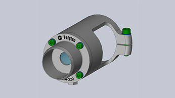 Vibrometer accessory - protective window keeping the vibrometer lens free from contamination Vibrometer accessory - protective window keeping the vibrometer lens free from contamination