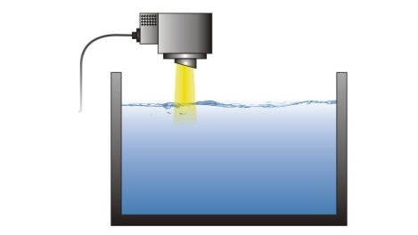 Distance sensor head, fluids Distance sensor head, fluids