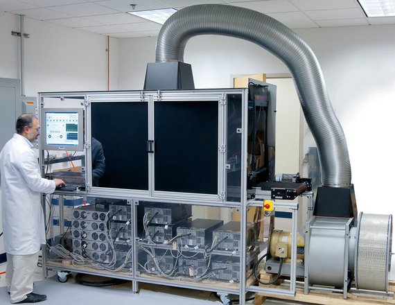 Sinter tests in the test center