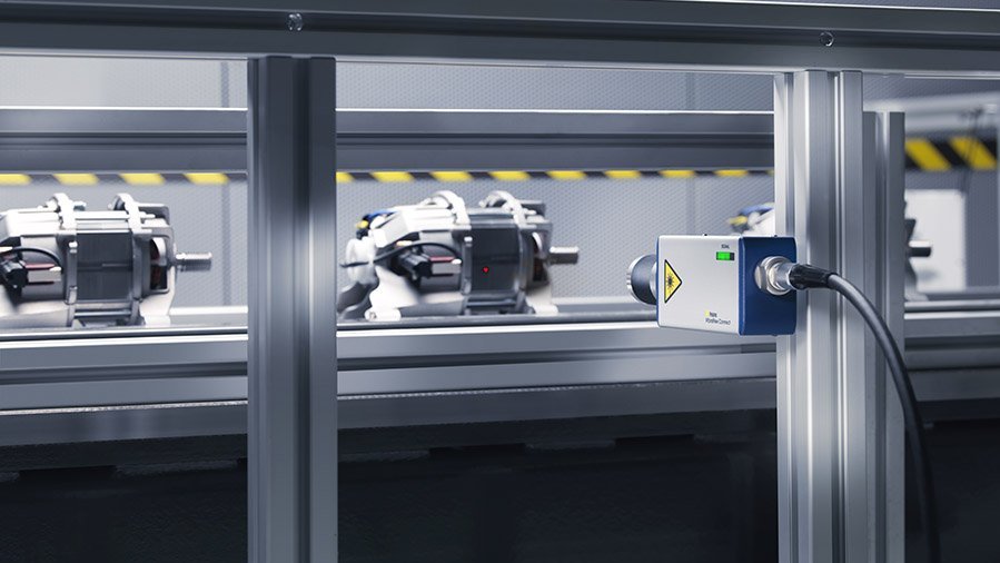 VibroOne acoustic quality inspection of electric motors in a production line VibroOne acoustic quality inspection of electric motors in a production line