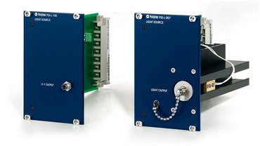Power supplies and fiber-coupled light sources as plug-in units for a 19” housing Power supplies and fiber-coupled light sources as plug-in units for a 19” housing