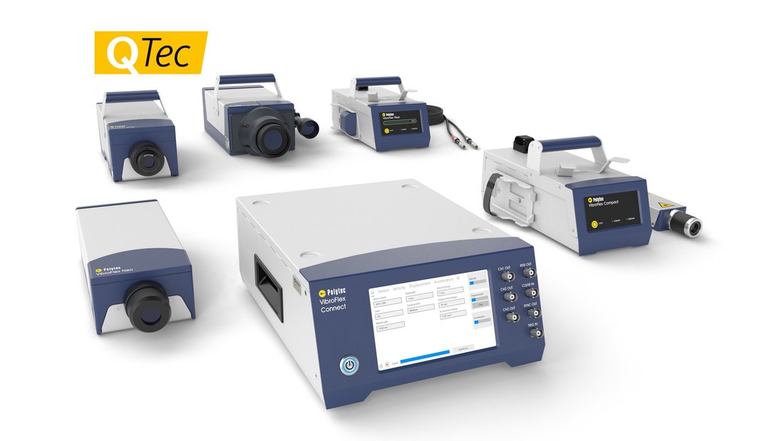 VibroFlex modular laser Doppler vibration sensor system for non-contact vibration analysis VibroFlex modular laser Doppler vibration sensor system for non-contact vibration analysis
