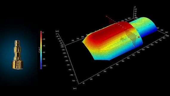 Minute wheel of watch as precision part and measured areal 3D topography Minute wheel of watch as precision part and measured areal 3D topography result