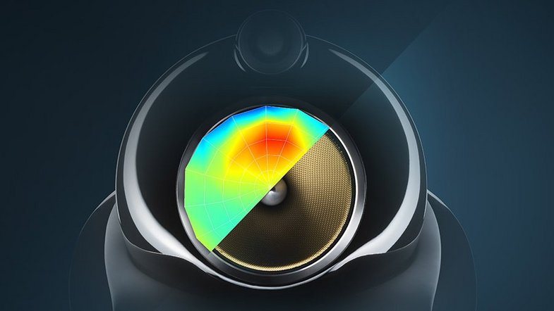 Acoustics testing - deflection shape of a speaker membrane Acoustics testing - deflection shape of a speaker membrane