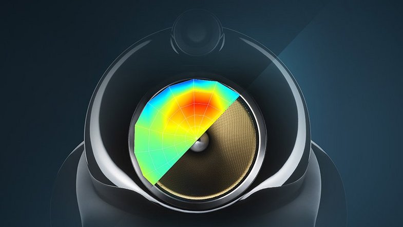 Acoustics testing - deflection shape of a speaker membrane Acoustics testing - deflection shape of a speaker membrane
