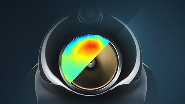 Acoustics testing - deflection shape of a speaker membrane Acoustics testing - deflection shape of a speaker membrane