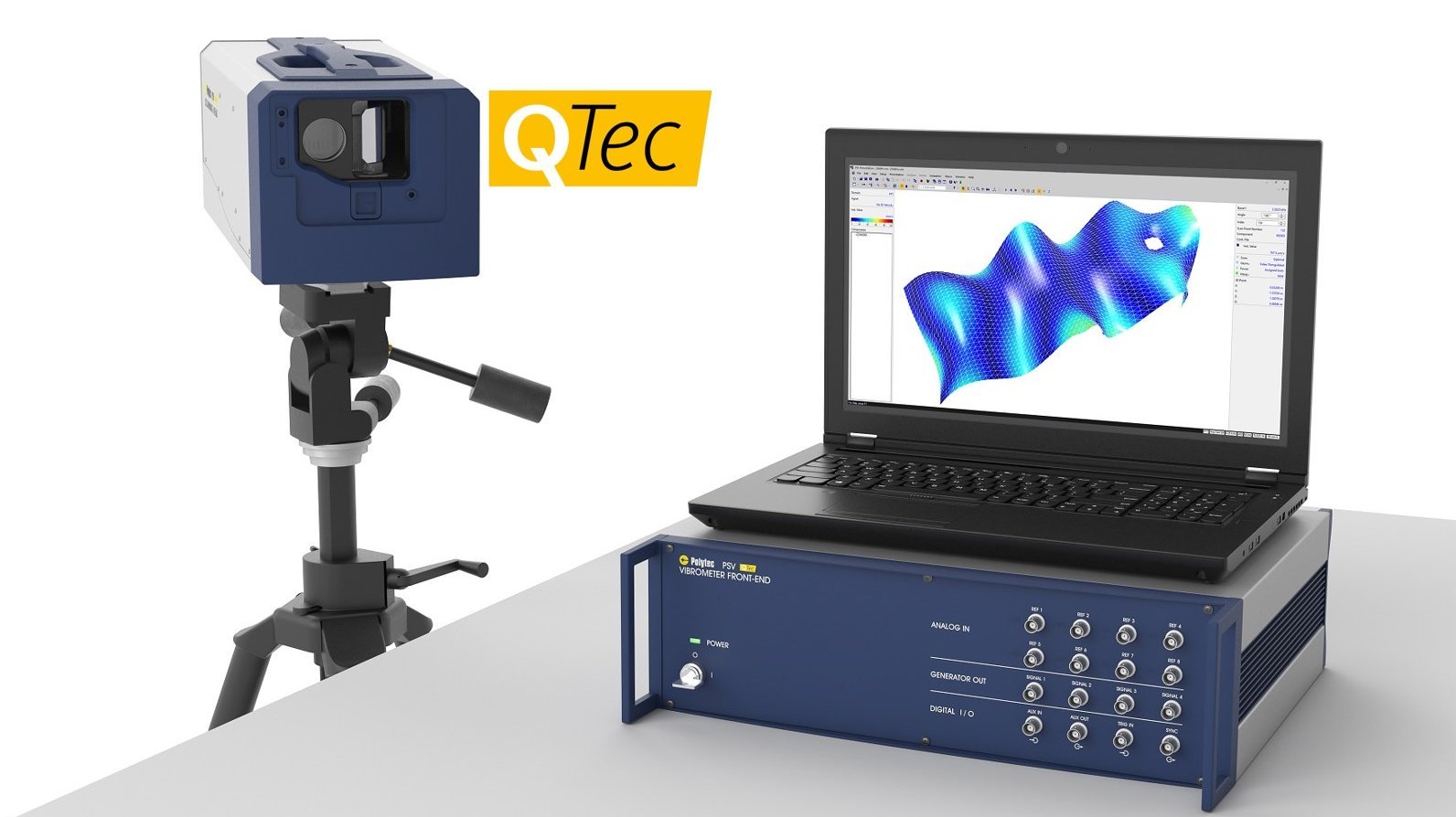PSV QTec compact scanning vibrometer PSV QTec compact scanning vibrometer