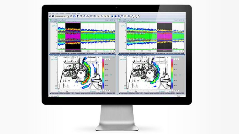 Comparison of acoustic photo 2D in noiseimage Comparison of acoustic photo 2D in noiseimage