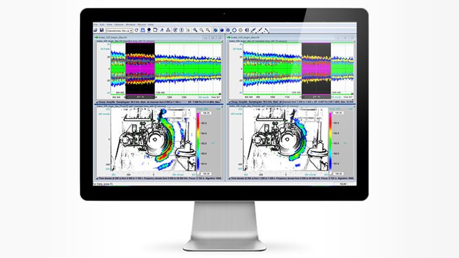 Comparison of acoustic photo 2D in noiseimage Comparison of acoustic photo 2D in noiseimage