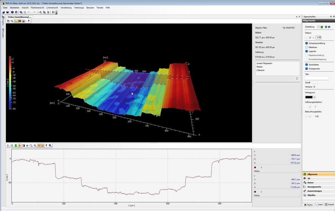 Nano steps resolved standard surface, nm resolution Nano steps resolved standard surface, nm resolution