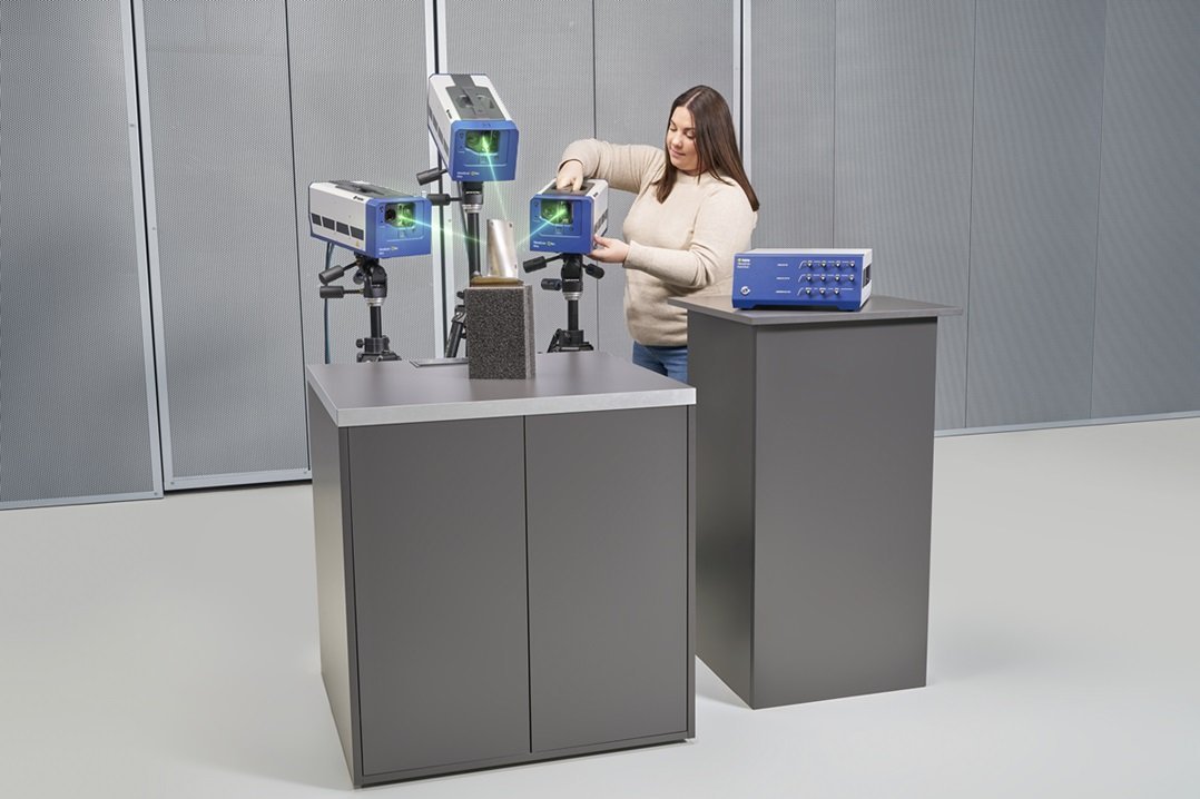 VibroScan QTec Xtra 3D – setup for strain-based model updating    VibroScan QTec Xtra 3D – setup for strain-based model updating