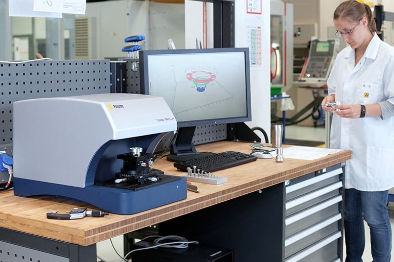 Surface flatness measurement acc. ISO 1101, ISO 12781 Polytec