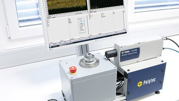 Industrial laser vibrometer for 100% quality control of bearings, gears, motors, drives, pumps etc Industrial laser vibrometer for 100% quality control of bearings, gears, motors, drives, pumps etc