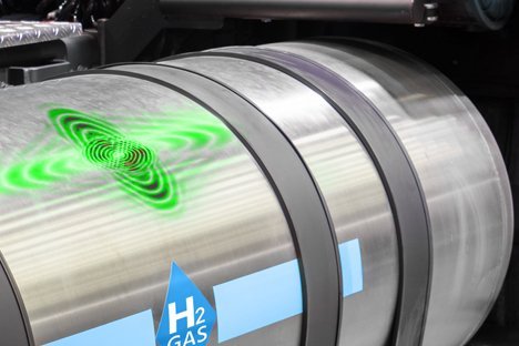 hydrogen component testing of fuel cell tank