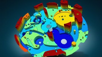 Watchmaker industry using optical 3D profiles for quality control of watch precision mechanical parts