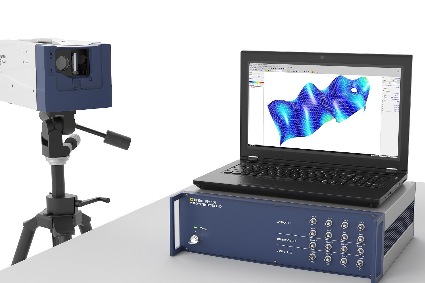 PSV-500 Compact as the portable netbook version of Scanning Vibrometers PSV-500 Compact as the portable netbook version of Scanning Vibrometers