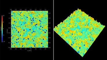 Inspection of a coated surface without contact Inspection of a coated surface without contact