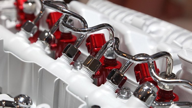 Production testing and quality control of fuel injectors with laser vibrometers