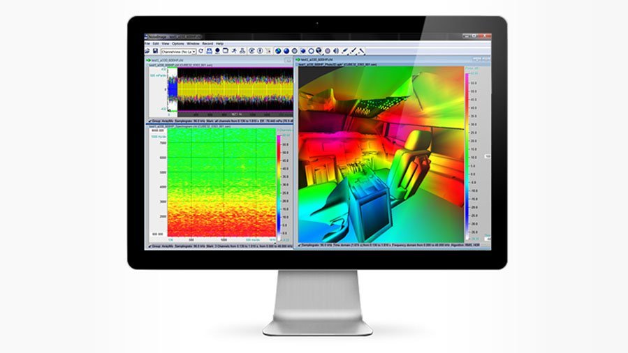 3D acoustic photo of a cockpit 3D acoustic photo of a cockpit