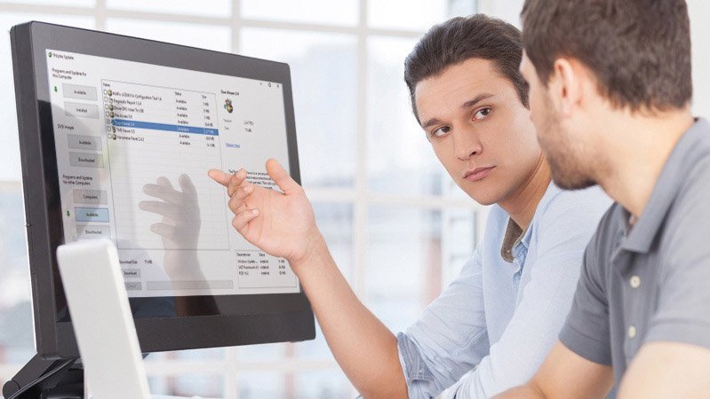 Polytec software tool reminding on available updates Polytec software tool reminding on available updates