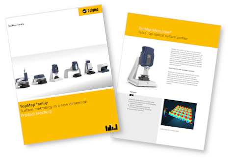 Brochure TopMap surface profilers Find out which TopMap profiler is best suited for your measurement task