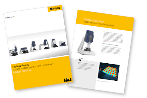 Brochure TopMap surface profilers Find out which TopMap profiler is best suited for your measurement task
