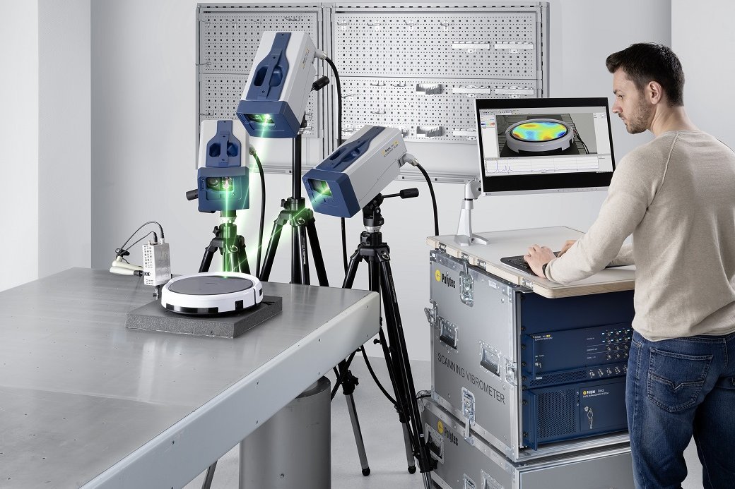 PSV QTec 3D Scanning Laser Vibrometer for 10x faster results and accurate modal test data acquisition PSV QTec 3D Scanning Laser Vibrometer for 10x faster results and accurate modal test data acquisition